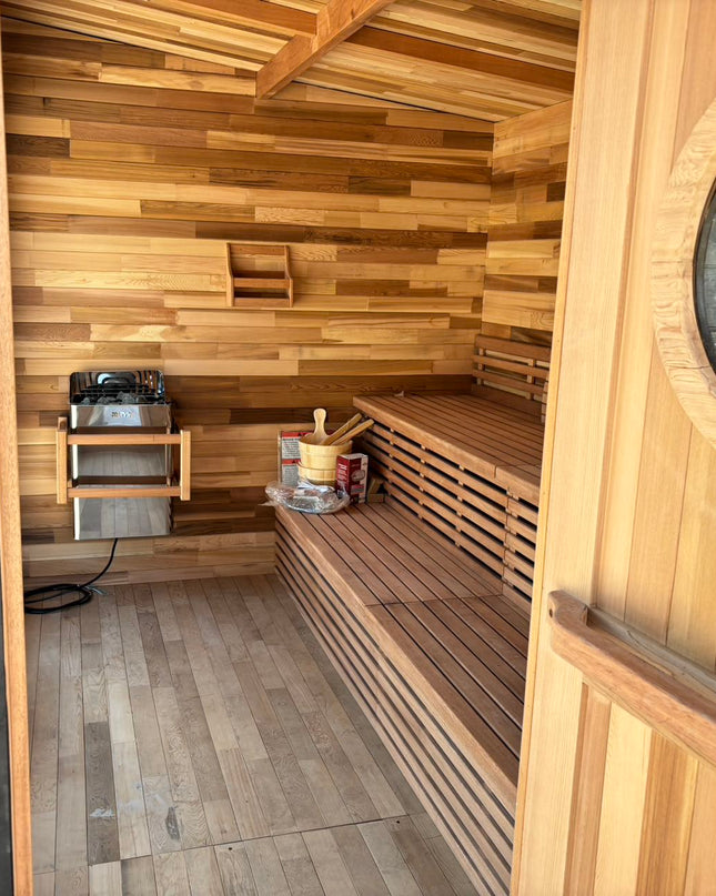 SAUNA EVOLUTION® Large Cabin Sauna Eco Oasis 3