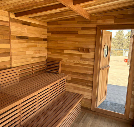 SAUNA EVOLUTION® Large Cabin Sauna Eco Oasis 3