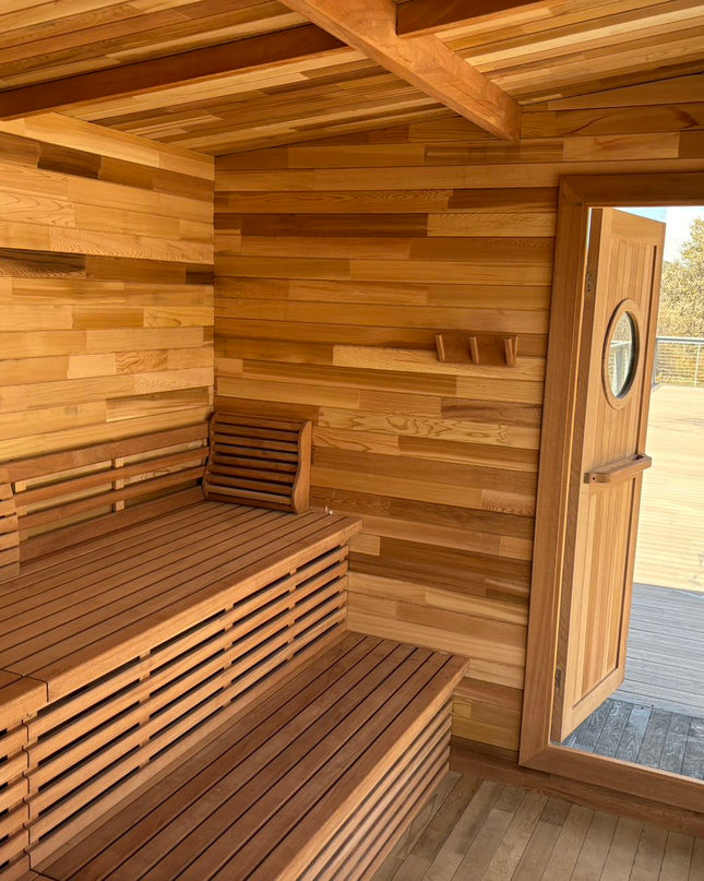 SAUNA EVOLUTION® Large Cabin Sauna Eco Oasis 3