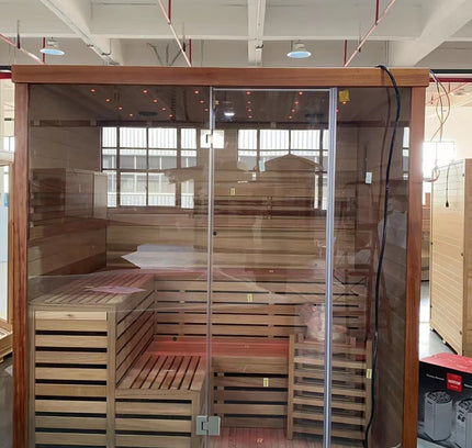 SAUNA EVOLUTION®  Indoor Therapy Wood Steam Sauna Room