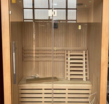 SAUNA EVOLUTION® 2 Person Traditional Steam Sauna Modern Relax