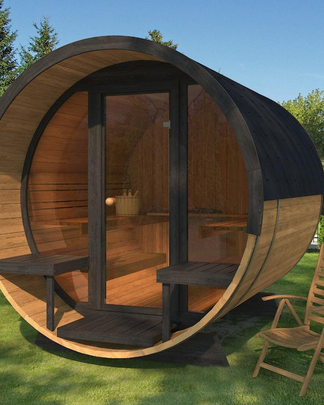 SAUNA EVOLUTION® Barrel Sauna Serenity Nature Air 7