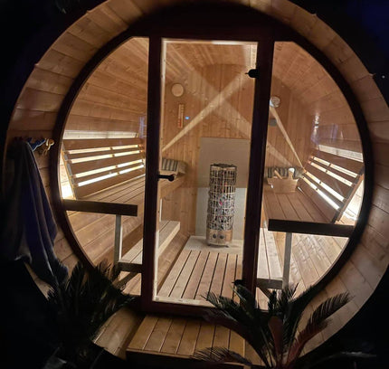 SAUNA EVOLUTION® Barrel Sauna Serenity Nature Air 7