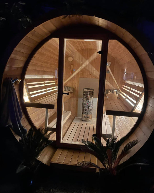 SAUNA EVOLUTION® Barrel Sauna Serenity Nature Air 7