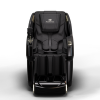 Black massage chair with 'Kozibene' branding on a white background