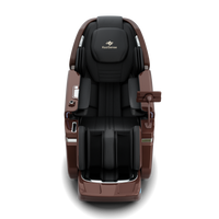 Brown and black car seat with KaziSense logo on a white background