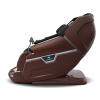 Brown massage chair with Koisense logo on a white background