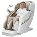 KoziSense KZ-313 New Heated Jade Stone Massage Chair (White)