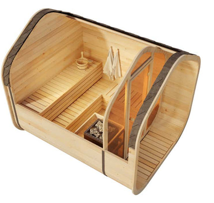 SAUNA EVOLUTION® Barrel Sauna Serenity Nature Air 8