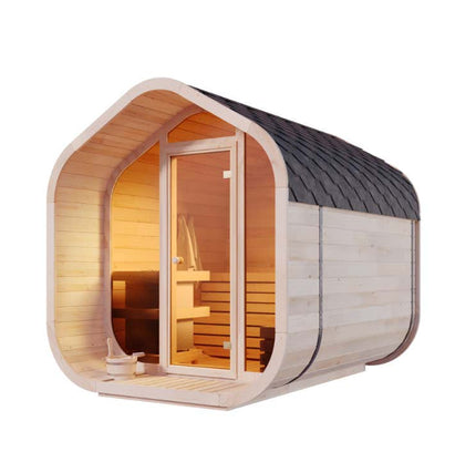 SAUNA EVOLUTION® Barrel Sauna Serenity Nature Air 8