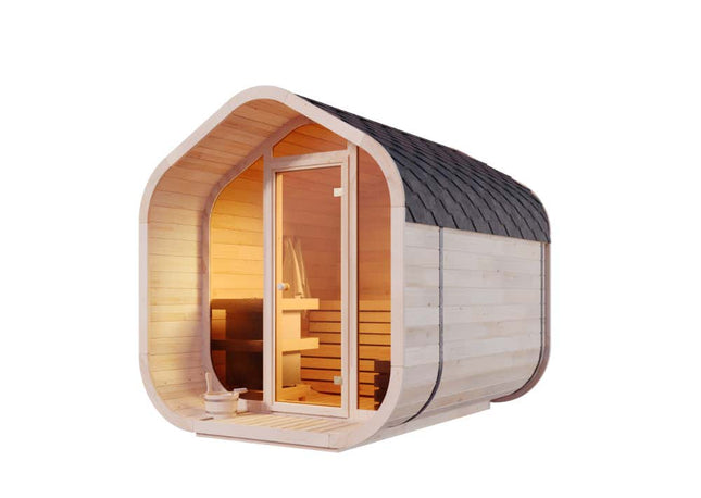 SAUNA EVOLUTION® Barrel Sauna Serenity Nature Air 8