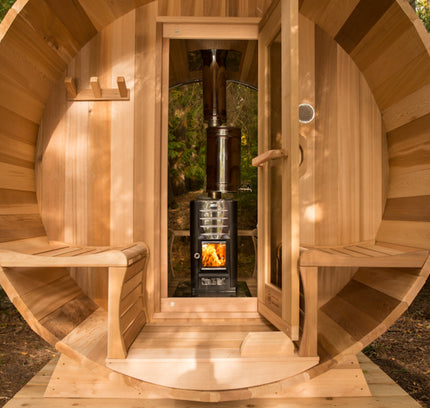 SAUNA EVOLUTION® Barrel Sauna Serenity Nature Air 4