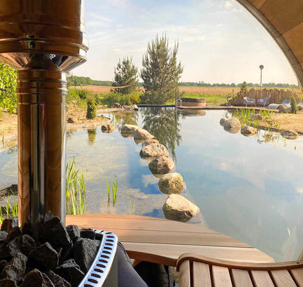 SAUNA EVOLUTION® Barrel Sauna Serenity Nature Air 4