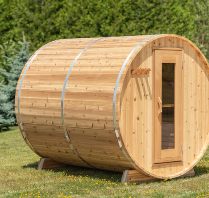 SAUNA EVOLUTION® Barrel Sauna Serenity Nature Air 4