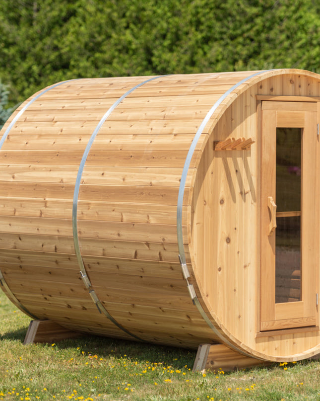 SAUNA EVOLUTION® Barrel Sauna Serenity Nature Air 4