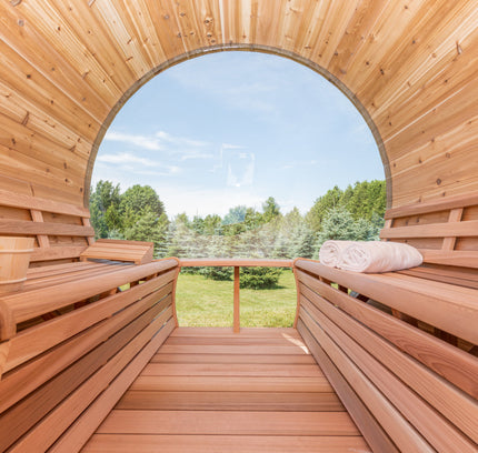 SAUNA EVOLUTION® Barrel Sauna Serenity Nature Air 4