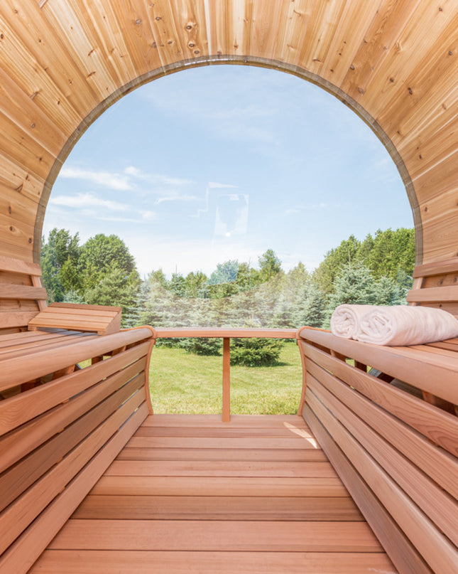 SAUNA EVOLUTION® Barrel Sauna Serenity Nature Air 4