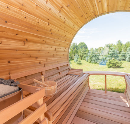 SAUNA EVOLUTION® Barrel Sauna Serenity Nature Air 4