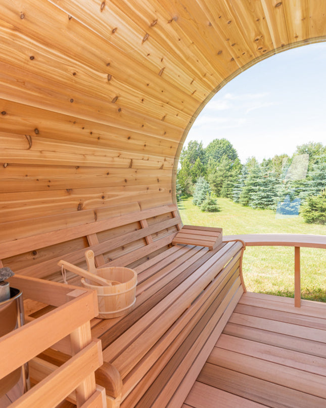SAUNA EVOLUTION® Barrel Sauna Serenity Nature Air 4