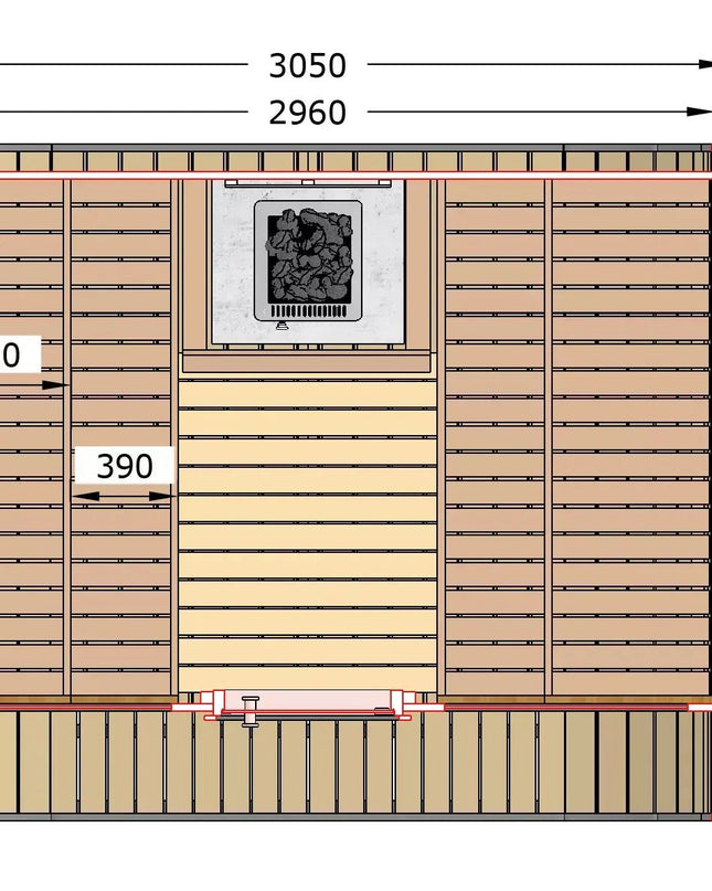 SAUNA EVOLUTION® Elegant Serenity Sauna 4
