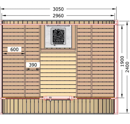 SAUNA EVOLUTION® Elegant Serenity Sauna 1