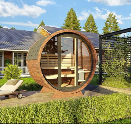 SAUNA EVOLUTION® Barrel Sauna Serenity Nature Air 3