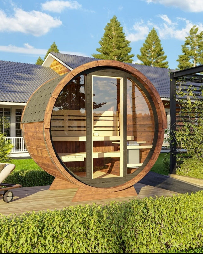 SAUNA EVOLUTION® Barrel Sauna Serenity Nature Air 3