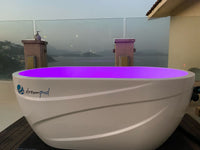 Dreampod Ice Bath with Chiller installed outdoors