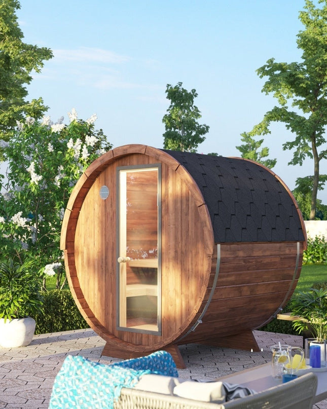 SAUNA EVOLUTION® Barrel Sauna Serenity Nature Air 3