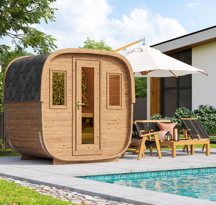 SAUNA EVOLUTION® Square Sauna Minimalist Refresh 6