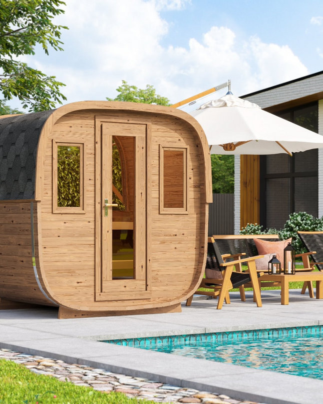 SAUNA EVOLUTION® Square Sauna Minimalist Refresh 6