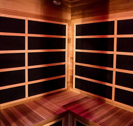 SAUNA EVOLUTION®  Low EMF Indoor Wood Sauna With Carbon Panel Far Infrared 16