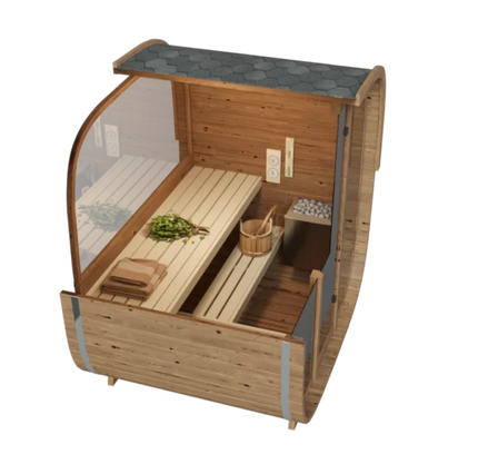SAUNA EVOLUTION® Square Sauna Minimalist Refresh 6