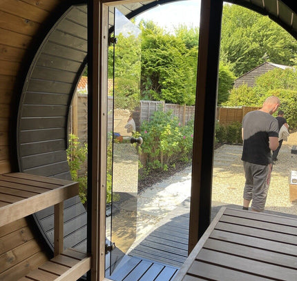 SAUNA EVOLUTION® Barrel Sauna Serenity Nature Air 7