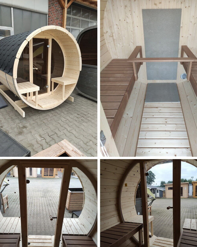 SAUNA EVOLUTION® Barrel Sauna Serenity Nature Air 7