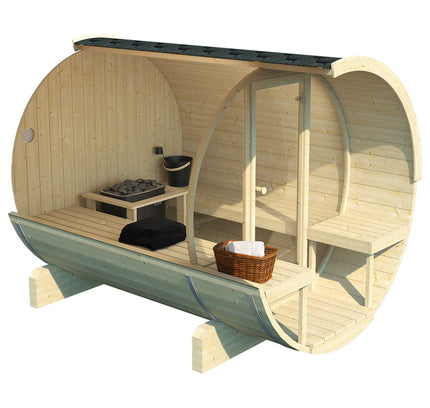 SAUNA EVOLUTION® Barrel Sauna Serenity Nature Air 7