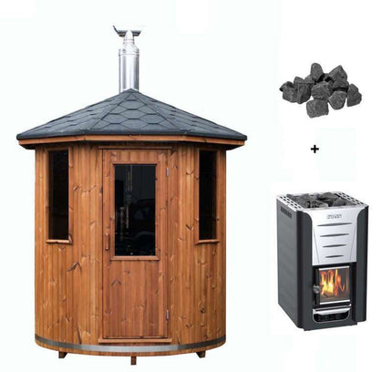 SAUNA EVOLUTION®  Garden Series Outdoor Sauna Cabin 06