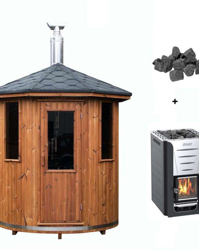 SAUNA EVOLUTION®  Garden Series Outdoor Sauna Cabin 06