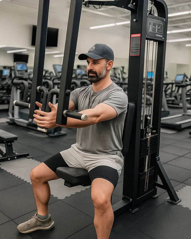 SFE Selectorized Pec Fly/Rear Delt Machine w/ 250lb weight stacks (New)