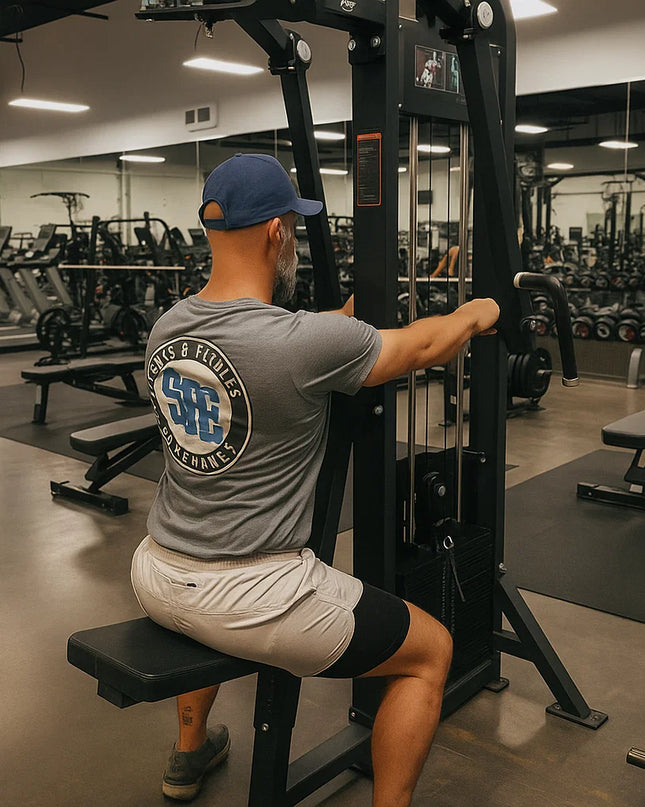 SFE Selectorized Pec Fly/Rear Delt Machine w/ 250lb weight stacks (New)