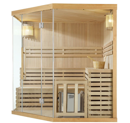 SAUNA EVOLUTION® 5-6 People Traditional Steam Sauna Room Luxury 1