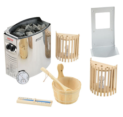 SAUNA EVOLUTION® 5-6 People Traditional Steam Sauna Room Luxury 1