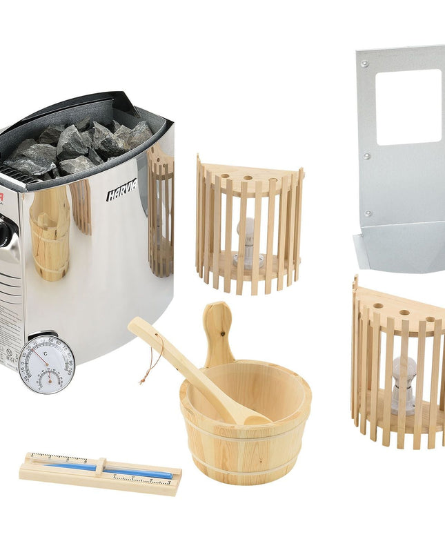 SAUNA EVOLUTION® 5-6 People Traditional Steam Sauna Room Luxury 1