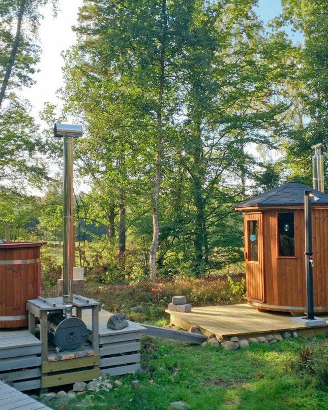 SAUNA EVOLUTION®  Garden Series Outdoor Sauna Cabin 06