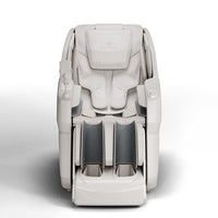White massage chair on a white background