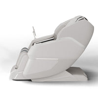 White massage chair on a white background